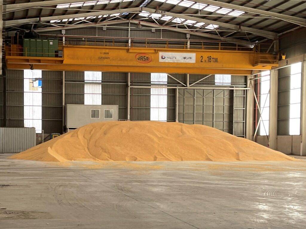 Feeds and grains